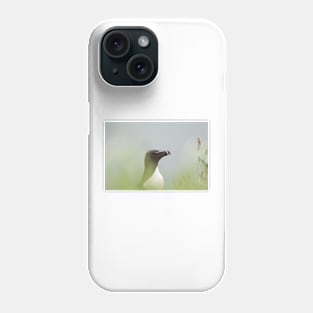 Razorbill with muted background Phone Case