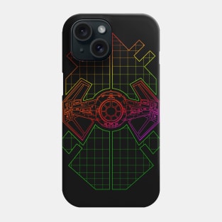 Retro vintage imperial space ship Phone Case