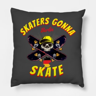 SKATERS GONNA SKATE BERLIN Pillow