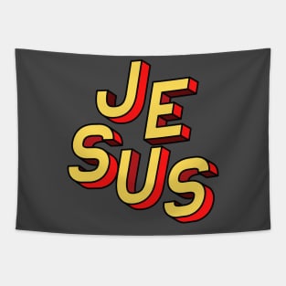 Jesus Christ Son of God design art Tapestry