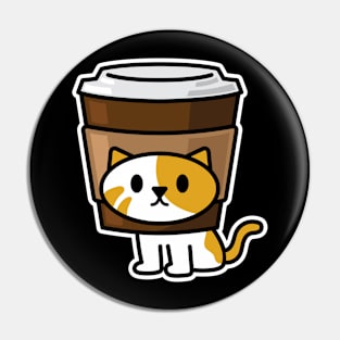 Coffee Cat Pin