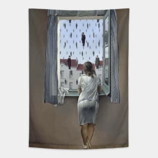 When Dalì meets Magritte Tapestry