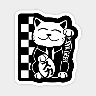 Suka-neko w/Ska Geek Logo Magnet