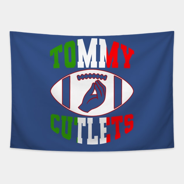 Tommy Cutlets Tapestry by Nolinomeg