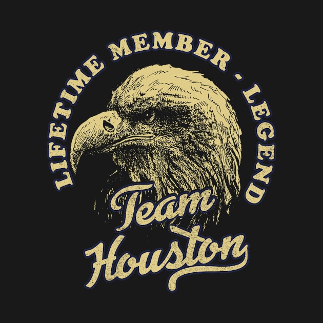 Houston Name - Lifetime Member Legend - Eagle by Stacy Peters Art