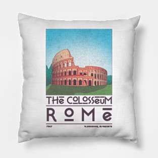 The Colosseum, Rome Pillow