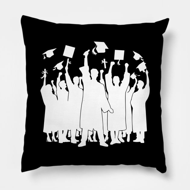 graduation party Pillow by A tone for life