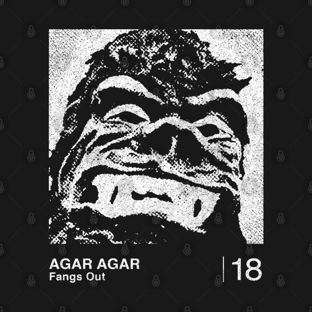 Fangs Out / Agar Agar / Minimalist Graphic Artwork by saudade