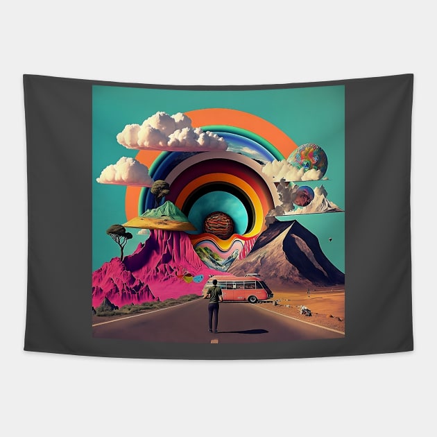 MellowLazy -- Strange Road Less Traveled Tapestry by MellowLazy