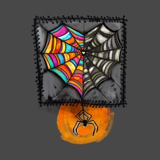 Ophelia Hall Friendship Window with Full Moon Spider T-Shirt