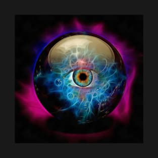 Crystal ball with eye T-Shirt