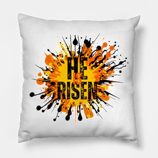 He Is Risen | Christian Bible Verse | Luke 24:6 Pillow