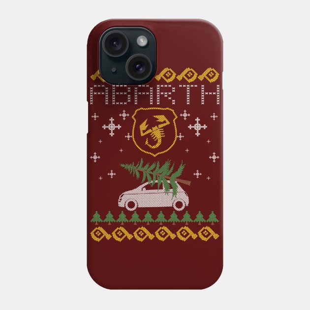 ABARTH XMAS Phone Case by HSDESIGNS