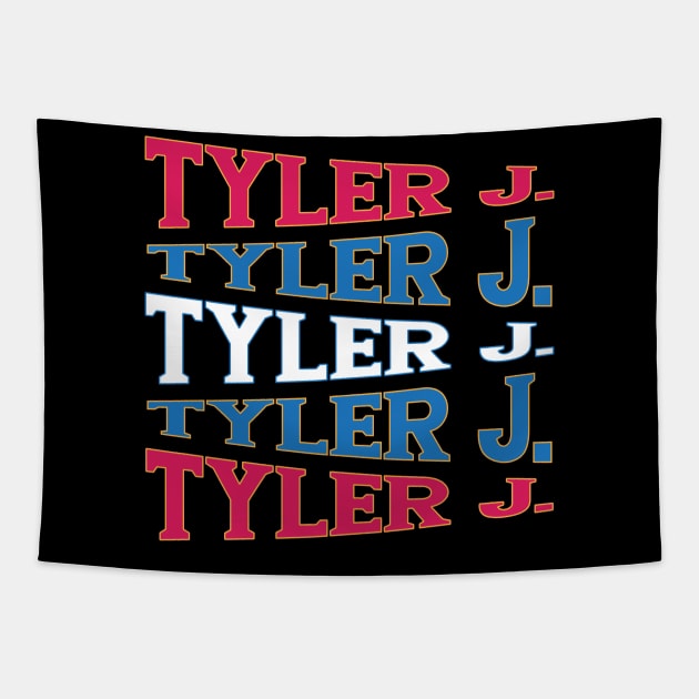 TEXT ART USA J.TYLER Tapestry by LAVA-ROMA-NOVA