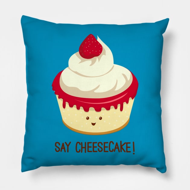 Say CheeseCake! Pillow by AnishaCreations