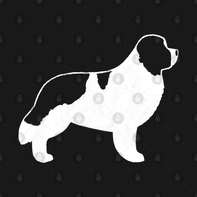 Saint Bernard - Chalkboard Style by Coffee Squirrel