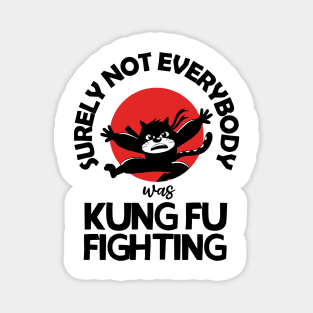 Surely Not Everybody Was Kung Fu Fighting Magnet