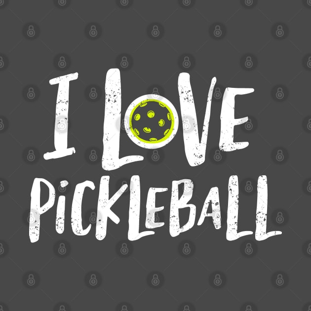 I love Pickleball Shirt by Silo Co.