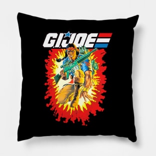 Spirit GI Joe toy art card Pillow