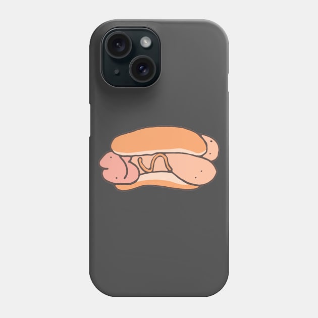 Hot Dikkity Dog - Feeling Shy (looking down) Phone Case by HotDikkity