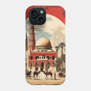 Coptic Cairo Egypt Vintage Poster Tourism Phone Case