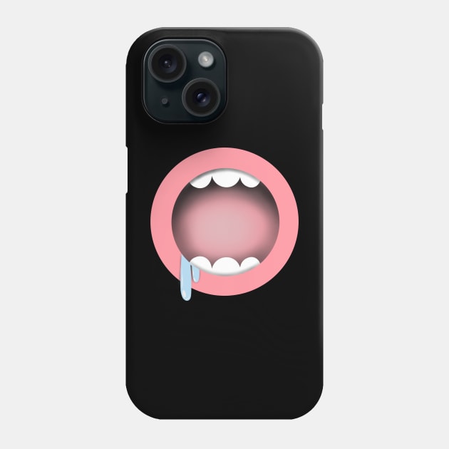 monster mouth Phone Case by loongshop