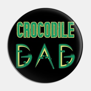 Crocodile Dad Pin