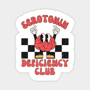 Vintage Serotonin Deficiency Club | Mental Health Magnet