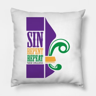 Sin Repent Repeat II Pillow