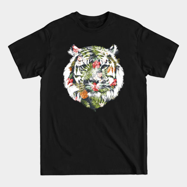 Discover tropical tiger - Olive - T-Shirt