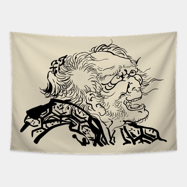 Katsushika Hokusai Tapestry by Antho