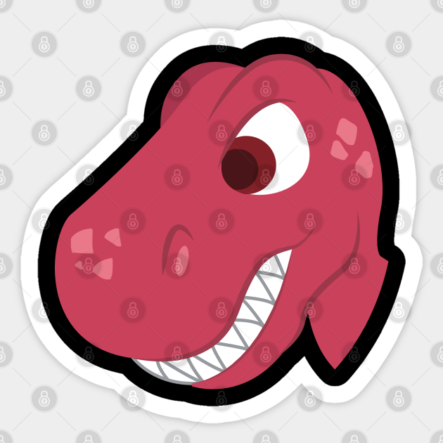 T-Rex Cartoon Dino Face Dinosaur Cute Rex Lover - Dino Face - Sticker | TeePublic T-Rex Cartoon Dino Face Dinosaur Cute Rex Lover - Dino Face - Sticker | TeePublic