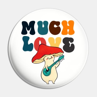 Mush love, mushroom, fungi lovers, i love you so much, gift for mushroom lovers, girlfriends gift Pin