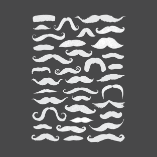 Moustaches Collage T-Shirt