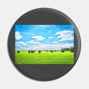 Cattle in a Pasture Pin