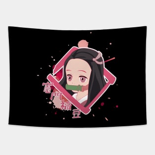 DEMON SLAYER (KIMETSU NO YAIBA): NEZUKO KAMADO Tapestry