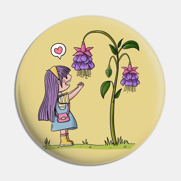 The Girl and the Flower Pin by Nightly Crafter