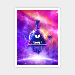 Mystical Nebula Galaxy Bill Cypher Cartoon Magnet