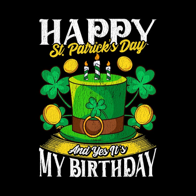 Birthday Happy St. Patricks Day Birthday Gift Design by Dr_Squirrel