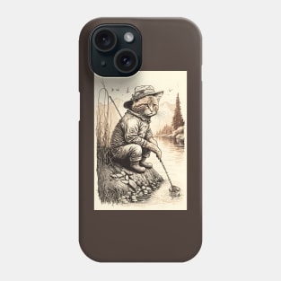 Cat Fisherman - Cat Fishing Phone Case