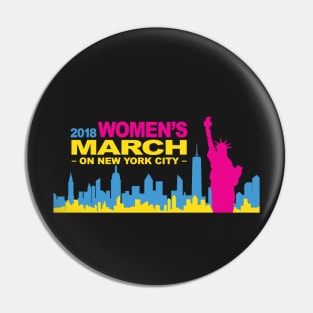 New March Women 2018 Pin