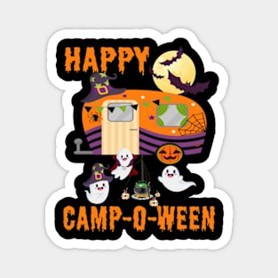 Happy Camp-O-Ween Funny Halloween Camping Camper Gift Magnet