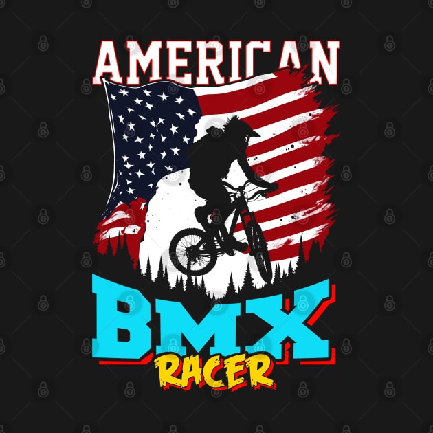 American BMX Racer by T-shirt US