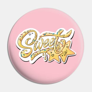 sweet life (yellow text) Pin