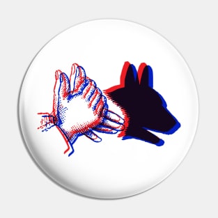 3D Shadow Puppet - PUPPY Pin