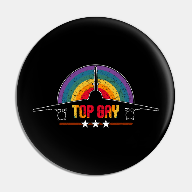 Top Gay LGBT Top Gun Gay Vintage Pride Top Gun Lgbt Pin TeePublic
