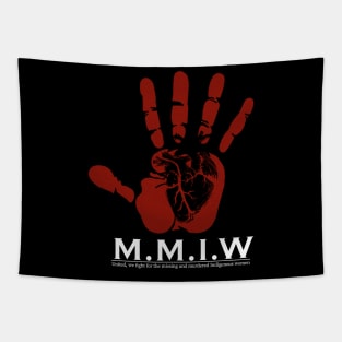 MMIW - Missing and murdered Indigenous women Sticker Tapestry