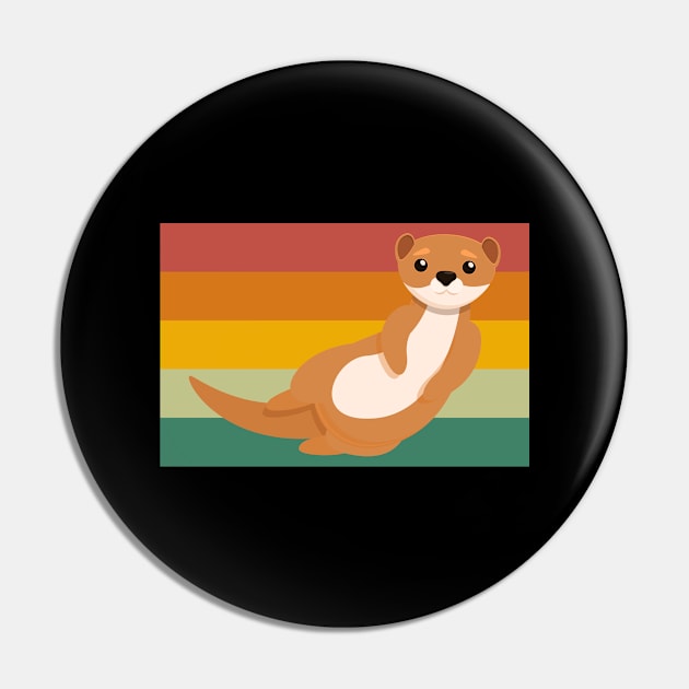 Vintage Animal Retro Weasel 08 Pin by rosenbaumquinton52