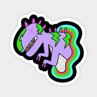 Kids Dino  Colorful  Art Magnet