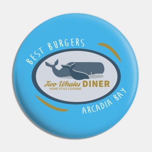 Two Whales Diner Shirt Pin